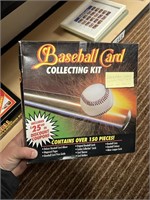BASEBALL CARD COLLECTING KIT- OVER 150 PIECES