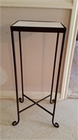 Iron & Wood Plant or Lamp Stand