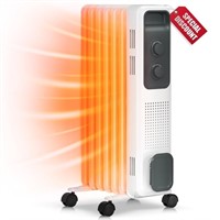 E2585  Auseo Electric Oil Radiator Heater, Thermos