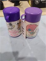 Trolls and Beauty and the Beast Thermos