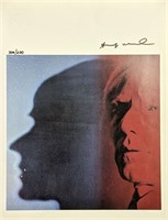 Andy Warhol Ltd Edition Print "The Shadow" COA