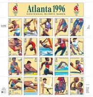 Atlanta 1996 Olympics Stamps