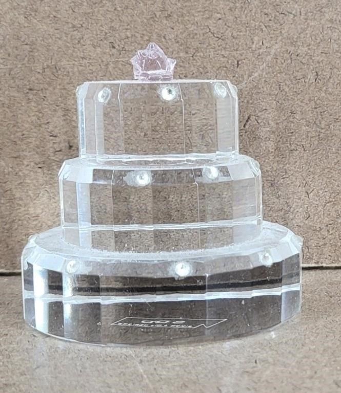 Crystal 3 Tier Wedding Cake Decoration