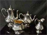 Robert Harper English Sterling Tea Set ca 1859
