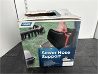 Sewer hose support