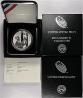 2011-W Silver 1oz Proof 9/11 Medal - OGP