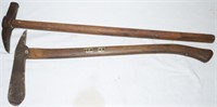 2 Specialty Vintage Axes/Hammer: