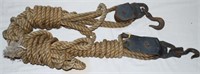 Double Pulley Block & Tackle with Block, Complete