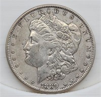1889-P Morgan Silver Dollar - VF