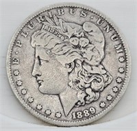 1889-O Morgan Silver Dollar - F