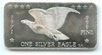 1 oz .999 Fine Silver Bar - Flying Eagle, 1971