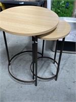 TWO SMALL TABLE RETAIL $100