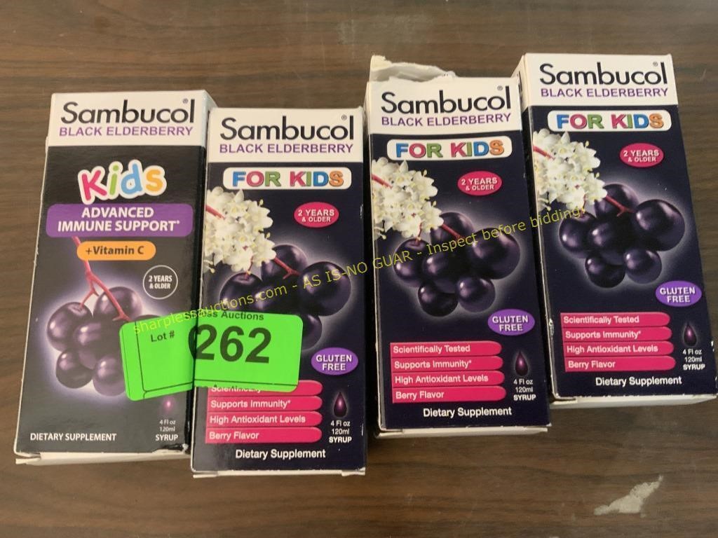 4 kids Sambucol black Elderberry