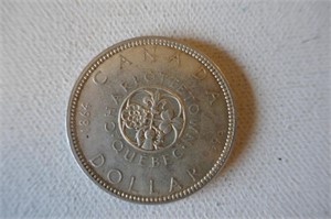 1864 - 1964 Charlottetown Qubec Silver Dollar