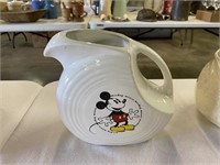 Fiesta Mickey Mouse Disk Pitcher