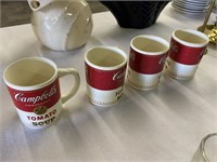 Campbell's Tomato Soup Advertising Mugs