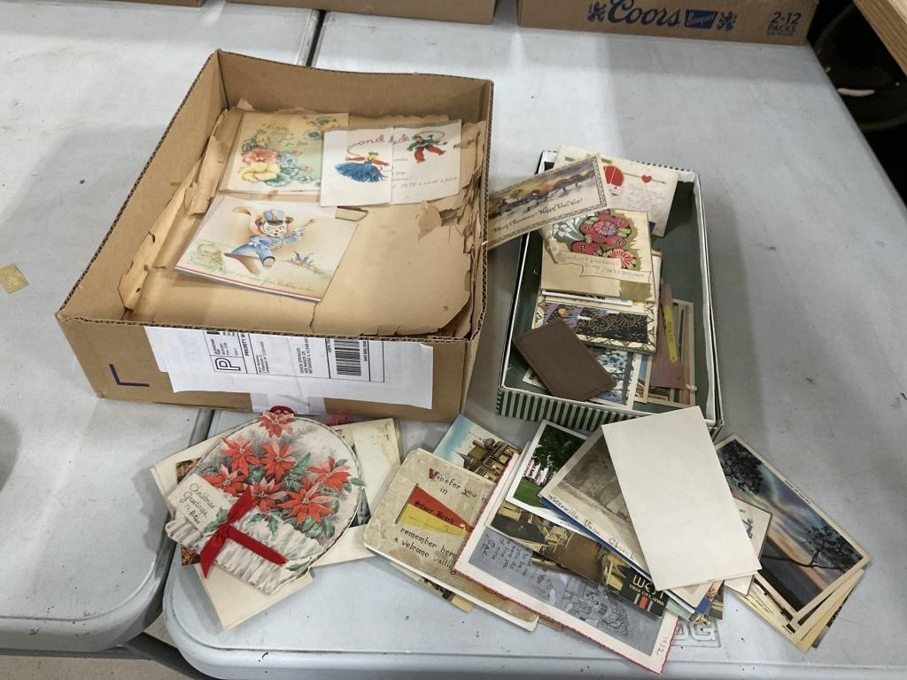 Vintage Greeting Cards and Souvenir Postcards