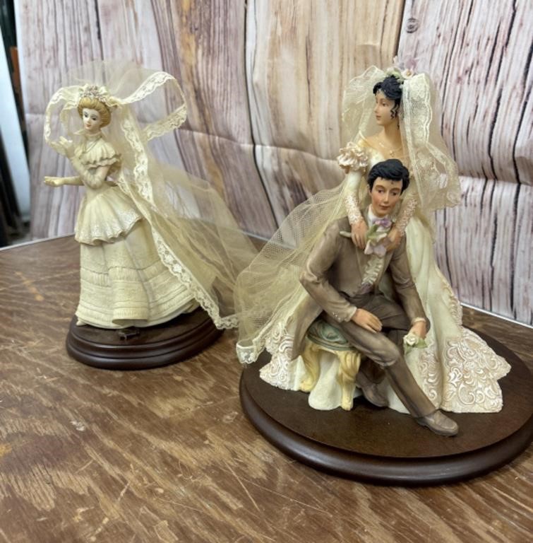 Lot of Wedding Figurines.
