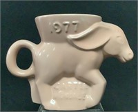 1977 Frankoma Democratic Party Donkey Mug