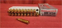 Winchester 300 WSM 150 ga. Cartridges - Qty 20