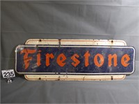 Double Sided Firestone Sign
