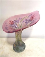 Stunning Hand Blown Calla Lily Vase