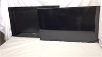 D4)  2 WORKING TVS, SAMSUNG 26”, VIZIO 32” , both