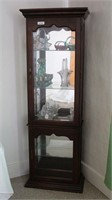 Lighted Curio Cabinet. Contents Sold Separately