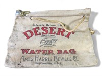 Vintage Desert Canvas Camping Water Bag