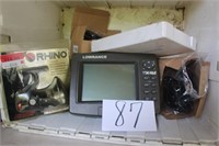 LOWRANCE FISH FINDER, REELS, ETC