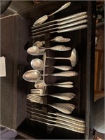 Sterling silver Lyric flatware set