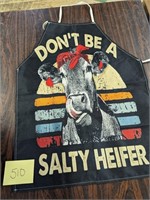 Don't be a salty heifer - Apron
