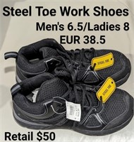 NEW safeTstep Steel Toe Work Shoes Size Retail $50