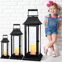 Mifoci Jumbo Black Metal Decorative Lanterns