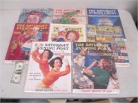 Lot of 8 1940 Saturday Evening Post Magazines