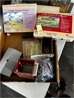 Box of Train Accessories & Model Kits