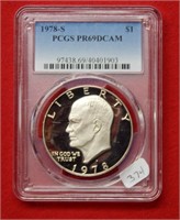 1978 S Eisenhower Dollar PCGS PR69 DCAM