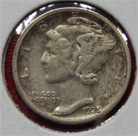1925 S Mercury Silver Dime