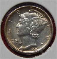 1926 D Mercury Silver Dime