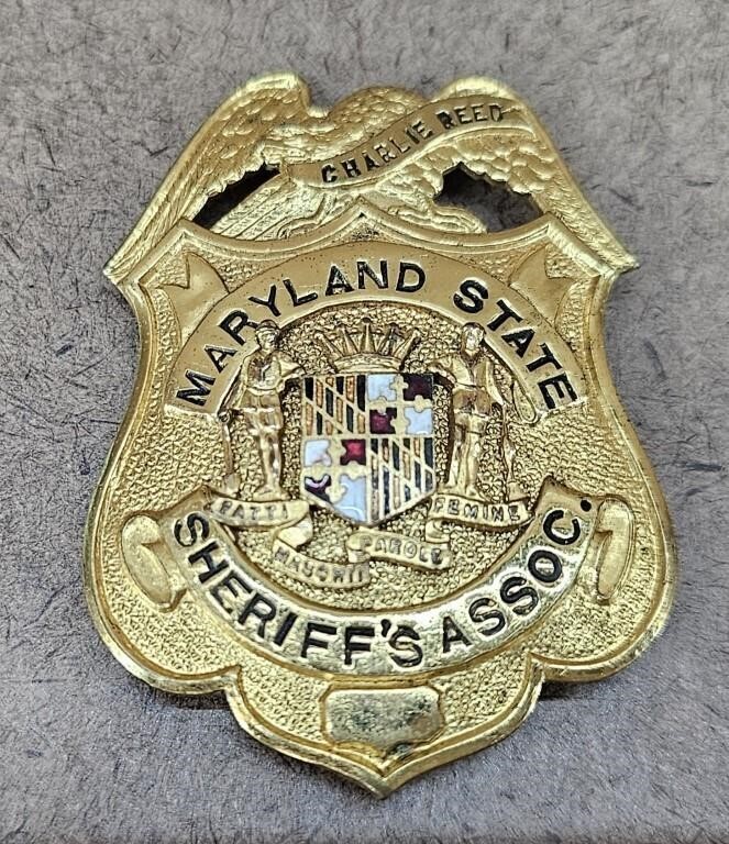 Maryland State Sheriff's Assoc. Badge