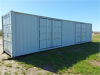 2023 40' Shipping container 8' wide x 9'6" tall,
