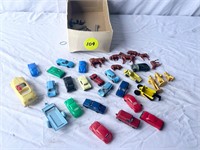 Box of Small Toy Cars