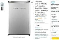 Fm4317 Frigidaire 3.2ft compact mini fridge