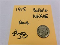 1915 buffalo nickel nice shape