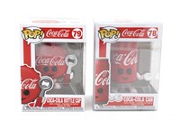 (2) Coca-Cola Bottle & Can Funko Pop Collectibles