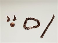 VINTAGE COPPER JEWELRY ODDS LOT