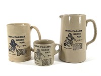 Pearson's Ad. Stoneware for India Panama Horse Hat