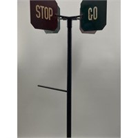 Vintage Stop & Go Spinning Sign