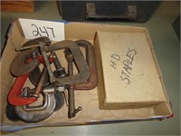 Clamps and staples lot