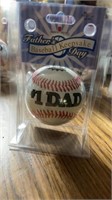 Fathers Day #1 DAD Keepsake Baseball new
